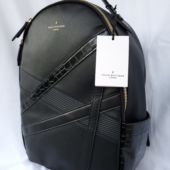 Pauls Boutique London, Bags, Pauls Boutique London Backpack In Black